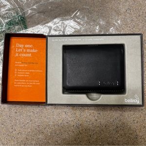 Bellroy Slim Sleeve – Premium Edition (Slim leather billfold)